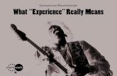 MIMA Monthly - "Overused and Misunderstood:  What 'Experience' Really Means" - Chuck Hermes, Clockwork