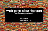 web page classification