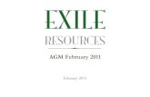 Exile AGM Presentation