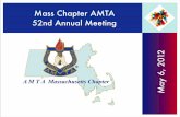 MA AMTA 52st Annual Meeting