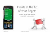 Events at the tip of your fingers