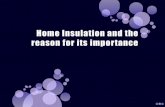 Home insulation and the reason for its importance
