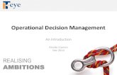 Introduction to operational decision management