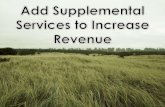 Add Supplemental Services to Increase Revenue