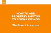 How to add property photos