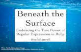 Beneath the Surface: Regular Expressions in Ruby