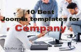 Top 10 best joomla templates for company october 2014