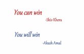 You can win/you will win