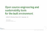 Open source engineering and sustainability tools for the built environment
