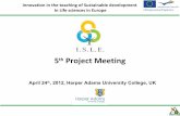 5th project meeting   dissemination presentation