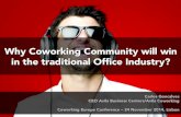 Why coworking will win in the traditional office industry