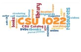 CSU 1022 - CSU Catalog