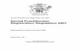Dental Practitioners Registration Regulation 2001