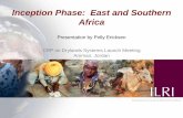 Eastern and Southern Africa Outcomes of the Inception