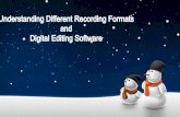 Recording formats and_editing_softwares