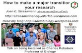 Strassmann researchtransition2014