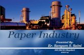 Paper & pulp industry by er. sanyam s. saini (me regular) (2012-14)