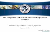 Antwayne Johnson: Alert/Notification Technologies: The Integrated Public Alert and Warning System (IPAWS)