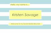 Kristen Savage Powerpoint Resume
