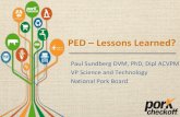 Dr. Paul Sundberg - PEDV - Lessons Learned in Preparation for the Next Event