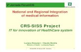 LOMBARY CRS-SISS Project: ICT for Innovation of Healthcare System.