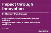 Katie Simmons + Gemma Randall, In Memory Fundraising,  Impact through innovation