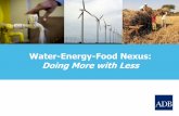 Session 6 - Global Forum Water-Energy-Food Nexus, November 2014, Siddiqi