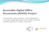 28 accessible digital office document (adod) project