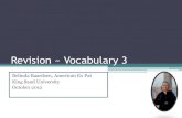 Revision ~ vocabulary 3