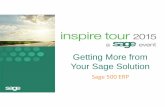 2015 inspire tour: Getting the most from Sage 500