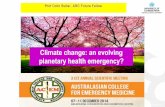 Climate change and health: an evolving planetary health emergency?