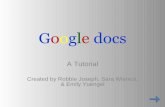 Google Docs Tutorial for ia11