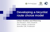 Developing a Bicyclist Route Choice Model Using GPS Data