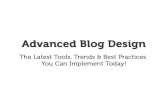 Advanced Blog Design - New Media Expo 2013 (#nmx)