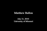 Ballou MU Talk 2010