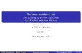 CMS Sommarseminarium: The Making of Global Capitalism