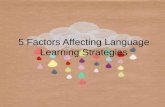 5 Factors Affecting Language Learning Strategy (LLS)