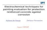ELECTROCHEMICAL TECHNIQUES FOR EVALUATION OF PROTECTIVE COATINGS AGAINST CORROSION IN CONCRETE STRUCTURES
