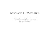 Waves'14 Vices Quiz prelims