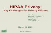 HIPAA Privacy: