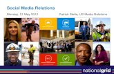 S mi media relations via social web 052012 slide share