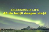 45 Lectii Despre Viata