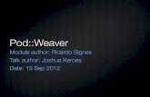 Getting started with Pod::Weaver
