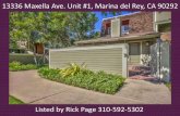 Marina del Rey Townhome Listed by Rick Page