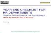 (BridgeKnowle) Year End Checklist for HR - Main Slides