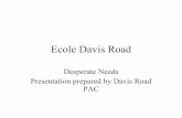 Ecole Davis Road Presentaion