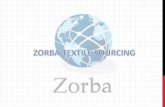 Zorba textile sourcing Product Presentation