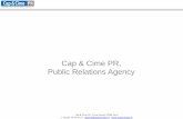 Presentation of Cap & Cime PR