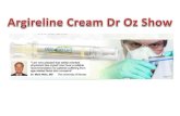 Argireline cream and serum dr oz show