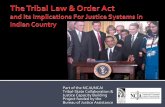 The Tribal Law and Order Act & Its Implications for Criminal Justice in Indian Country